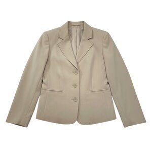 Pursuits LTD Petite Tan Blazer Women's Size 14P